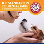 Arm & Hammer Tartar Control Dog Dental Kit, Banana Mint, 3-Piece | Enzymatic toothpaste with toothbrush and fingerbrush, baking soda formula safe for puppies