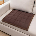 Pet Couch Covers,Couch Cover for Dogs Washable,Anti Slip Dog Sofa Covers Couch Protector Sofa Mat,Seat Cover,Dog Mat,Pet Pad for Furniture 1 Piece (Brown, 21''x21''/Square)