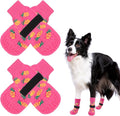 SCENEREAL Anti Slip Dog Socks to Prevent Licking Paws for Hardwood Floors | Double Sides Dog Shoes Boots & Paw Protectors for Hot/Cold Pavement, Dog Grippy Booties for Small Medium Large Senior Dogs