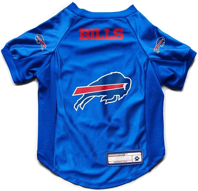Littlearth NFL Buffalo Bills Stretch Pet Jersey, Team Color, Large