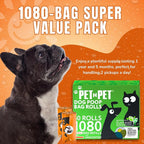 Pet N Pet Poop Bags for Dogs, 1080 Count, Plant Based, Unscented, Orange