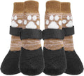 KOOLTAIL Anti Slip Dog Socks for Hot/Clod Pavement to Prevent Licking Paws，Dog Booties for Hardwood Floors, Traction Rain Dog Boots&Paw Protectors Shoes with Grip for Small Medium Large Senior Dogs M