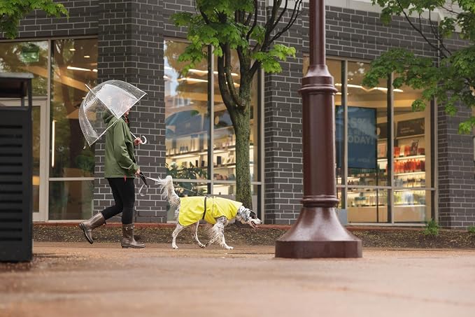 Goldpaw Rainpaw Waterproof Dog Raincoat - Durable Dog Rain Jacket for Large Dogs - Easy to Wear, Adjustable, Premium Pet Outerwear - Made in The USA - Machine Washable - Beetroot - Size 24