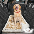 Thickened Dog Bed for Car Back Seat, Upgraded Bottom Non-Slip，Fits Hard Bottom car seat Cover for Dogs, Premium Mixed Color ，Dog Car Seat Cover