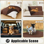 Smiry Waterproof Dog Bed Cover Blanket, Reversible Pet Blanket | Soft Reversible, Washable Leakproof Cats Dogs Couch Cover for Sofa, Couch, Furniture (68x82 Inch)