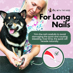 Pet Nail Clippers by Girl With The Dogs, Nail Clippers for Grooming and Claw Care for Cats/Dogs (Small)