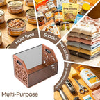 Dog Toy Basket, Chew-Proof Dog Toy Box, Wooden Pet Toy Storage | Spacious Toy Storage Bin for Pet Toys, Treats & Home Supplies, Toy Box for Living Room