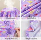 Bienbee Dog Pajamas, 4 Pack Adjustable Onesies for Small to Large Dogs L | Dog Shedding Suit with Soft Fabric, Breathable & Stretchy, and Adjustable Back Length for Sleeping Lounging and Daily Use