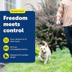 PetSafe 100 Yard Lite Remote Trainer, Rechargeable, Waterproof, Tone / Vibration / 15 Levels of Lighter Static Stimulation for Sensitive or Small Dogs 8 lb. and Up | 100-Yard Range, Smaller Size for Small/Medium Dogs, Tone/Vibration/15 Static Levels, W...