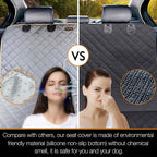 Car Seat Cover Waterproof Back Seat Cover for Kids and Dogs Without Smell Heavy Duty and Nonslip Rear Seat Protector Non Stick Fur Bench Seat Cover for SUV Van Easy to Install Machine Washable