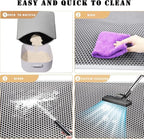 HCY&WLD Cat Litter Mat, Honeycomb Double Layer Litter Trapping Mat | Safe Materials, Soft on Paws, Waterproof Urine Proof Non-Slip, Protects Floors, Less Waste, Easy to Clean, Gray, 35" x 24"