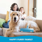 Pet Hair Remover for Laundry - Lint Roller for Pet Hair - Dog Hair Remover with Hair Base - Pet Fur Remover with Comfy Rubber Handle - Easy Clean Pet Hair Remover Roller for Couch