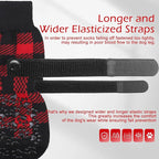 EXPAWLORER Anti-Slip Dog Socks-Double Sides Grips Traction Control on Hardwood Floor,Dog Shoes for Hot/Cold Pavement,Best Paw Protector,Prevents Licking,for Puppy Small Medium Large Senior Dogs