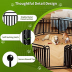 32" H Dog Playpens, Upgraded Heavy Duty Tube Puppy Play Pen for Indoors,Dog playpen Outdoor for Small Medium Dogs, Portable Dog Pen, 12 Panels