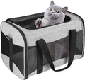 Small Animals Cat Carrying Case Pet Carrier Airline Approved, Protable and Breathable Pet Travel Carrier Removable Fleece Pad Collapsible Cat Carrier Dog Carrier Small Cats Dogs(15 * 10 * 10)