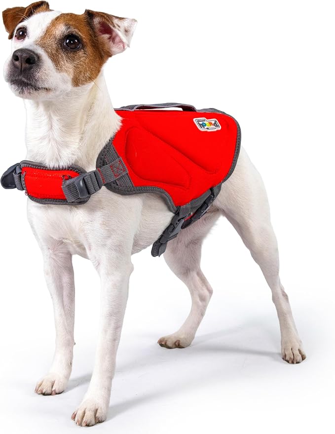 Outward Hound Dawson Swim Red Dog Life Jacket, Small