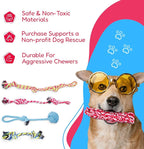 Pacific Pups Products Dog Rope Toys for Medium Dogs 11 Pack (2 Pack)
