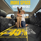 Rorhxia L Dog Mid-Size Truck Seat Cover for Back Seat with 3 Support Rods | 500 lbs Hard Bottom Supports, 45% More Space, 100% Waterproof, 7-Layer Protection, L for Mid-Size Trucks & SUV