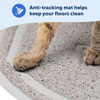 PetSafe ScoopFree Clumping Self-Cleaning Litter Box Hood and Accessory | Includes Front-Entry Privacy Hood, Anti-Tracking Litter Mat, and 25 Waste Bin Liners for Less Tracking and Mess