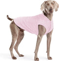 Goldpaw Dog Sun Shirt with UV Protection - Lightweight, Cooling Sun Protection Clothing for Dogs - Reduce Heat Absorption - Pet Clothes Made in the USA - Machine Washable - Size 22 - Pink Lemonade