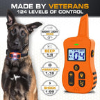 INVIROX Dog Shock Collar [Ultra K9] 124 Training Levels, 4 Powerful Modes with Night-Light and ¾ Mile Range 100% Safe Dog Training Collar for Large Dogs IP67 Waterproof