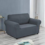 Joccun Stretch Chair Couch Cover,1-Piece Sofa Slipcover Spandex Jacquard Fabric Sofa Covers with Elastic Bottom,Washable Furniture Protector for Dogs,Cats,Kids(Armchair,Gray)
