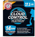 ARM & Hammer Cloud Control Platinum Cat Litter, 27.5 lbs | Multi-Cat Clumping Litter, Hypoallergenic and Dust-Free, 14-Day Odor Control