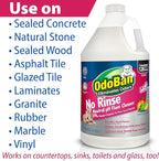 OdoBan Pet Solutions Oxy Stain Remover, Made in the USA, 2-Pack, 32 Ounce Sprays Each, and Neutral pH Floor Cleaner Concentrate, 1 Gallon