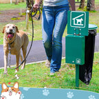 300 Pcs Dog Waste Poop Bags Dog Large Leak Proof Bags 26"x 33" Pet Waste Station Can Liners Heavy Duty Pet Trash Bin Liner for Walking Poop Station Dispensers, 3 Rolls of 50 (Black)
