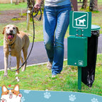 150 Pcs Dog Waste Poop Bags Dog Large Leak Proof Bags 26"x 33" Pet Waste Station Can Liners Heavy Duty Pet Trash Bin Liner for Walking Poop Station Dispensers, 3 Rolls of 50(Black)