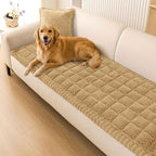 Smiry Couch Cover for Dogs, Non Slip Fuzzy Pet Sofa Covers Washable | Sofa Slipcovers for 2 Cushion Couch, Soft Thick Furniture Protector for Cats Dogs, Against Fur, Dirt, Scratch (27.6"x47")