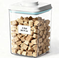 Dog Cat Pop Food Storage Container Airtight Pet Treat Container 2.8qt *1 | Airtight Dog Food Container for Kibble & Treats, BPA-Free Stackable Pop Up Lid Plastic Container One-Touch Opening
