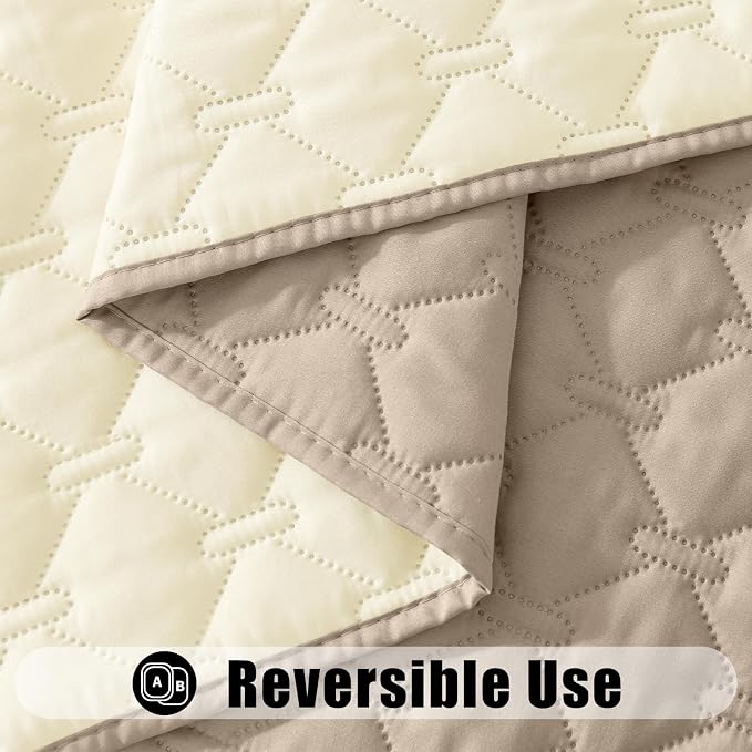 Smiry Waterproof Dog Bed Cover Blanket, Reversible Pet Blanket | Soft Reversible, Washable Leakproof Cats Dogs Couch Cover for Sofa, Couch, Furniture (30x53 Inch)