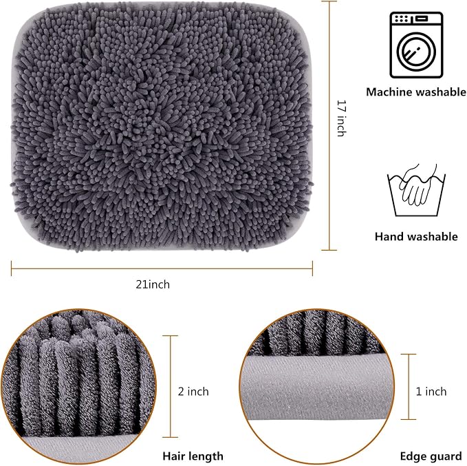 Rundik Snuffle Mat for Dogs, 17'' x 21'' Dog Sniffing Interactive Feeding Game Boredom, Puzzle Toys Encourages Natural Foraging Skills and Stress Relief Small/Medium/Large Dogs