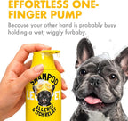 LEGITPET Oatmeal Dog Shampoo & Conditioner Itch & Allergy Relief with Honey & Aloe Hypoallergenic Gentle Calming Formula for Sensitive Skin & Dandruff Safe for Puppies Best for All Breeds 2 x 16oz