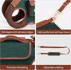 Wakytu Dog Lift Harness Dog Carrier Sling for Small Dogs & Cats,S | stylish puppy sling carrier with handle & pocket,adjustable leash,walking & travel