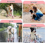 Dog Shoes for Large Medium Small Dog, Mesh Breathable Dog Shoes for Hot Pavement, Anti-Slip Dogs Boots Paw Protectors with Reflective for Outdoor Indoor Hardfloors