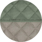 PureFit Reversible Quilted Couch Covers for Dogs Oversized Sofa Cover 78” | Greyish Green/Beige, Water Resistant Couch Protector, Washable Pet Couch Cover with Non Slip and Elastic Straps For Kids
