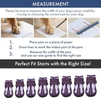 Spark Paws 365 Dog Shoes - All-Season Boots for Winter Snow & Hot Pavement | Water-resistant, anti-slip, stay-on straps - rain, ice & summer booties in one. Reflective; small, medium & large dogs