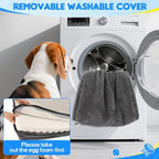 Loiion Dog Car Bed, Non-Slip Backseat Extender Pet Mat 50"x24.6" | Removable, Washable Dog Bed With Waterproof Liner Protects Car Seats, Anti-Slip Travel Bed For Dogs
