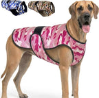 Dog Cooling Vest, 2-Layer Microfiber Cooling Jacket, Pink, 2XL | Longer cooling duration, balanced comfort, UV protection, soft double-layer microfiber fabric, sizes to suit most dogs