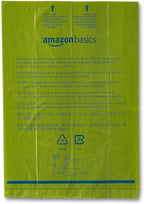 Amazon Basics Premium Leak Proof Dog Poop Bags with Dispenser and Leash Clip, Talcum Powder Scented, 13" x 9", 270 Count (18 Rolls of 15)
