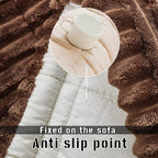 Mitid Sofa Cover Fuzzy Couch Cover for Pet, Couch Covers for Dogs Pets Mat | Washable Non-Slip Sofa Slipcover Cushion Protector Pets Friendly Mat, Dog Couch Cover, Square Couch Covers for Dogs Non Skid