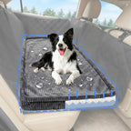 Loiion Dog Car Bed, Non-Slip Backseat Extender Pet Mat 50"x24.6" | Removable, Washable Dog Bed With Waterproof Liner Protects Car Seats, Anti-Slip Travel Bed For Dogs