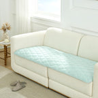 COZY KISS Cooling Couch Cover for Dog Washable, Cool Sofa Cushion Mat | Q-Max >0.4 Cool Tech, Non-Slip Pet Pad for Car Seat Protector, Liquid Pee Proof Mat for Dog, Cats, 27.5x71 Inch, Green