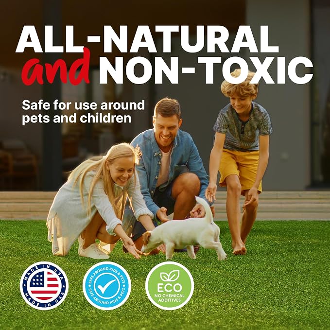 MAX Urine & Odor Turf Detox 2X Strength Enzyme Cleaner Set | Professional odor eliminator for artificial grass, turf, concrete and patios; includes 32 oz sprayer and gallon refill
