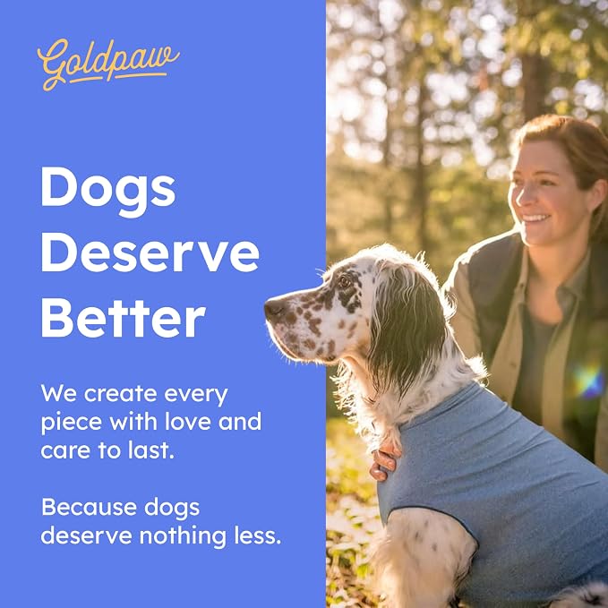 Goldpaw Dog Sun Shirt with UV Protection - Lightweight, Cooling Sun Protection Clothing for Small Dogs - Reduce Heat Absorption - Pet Clothes Made in the USA - Machine Washable - Violet - Size 12