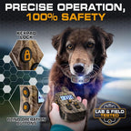 INVIROX Dog Shock Collar [Ultra K9] 124 Training Levels, 4 Powerful Modes with Night-Light and ¾ Mile Range 100% Safe Dog Training Collar for Large Dogs IP67 Waterproof (Camouflage)