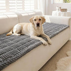 Couch Cover for Dogs Washable, Non-Slip Pet Couch Covers for Sofa, Fuzzy Dog Couch Cover Blanket Thick Soft Plush for Furniture Protector (Dark Gray, 27.6" x 47.2"/70 x 120cm)