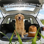 Dog Car Seat Cover, Pet Couch Covers for Car and Sofa,Non-Slip Backseat Pet Bed Mat, Machine Washable, Soft Plush Travel Seat Protector with Storage Bag (Grey,23.6''×70'')